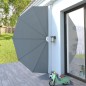 Tenda Laterale per Terrazza Pieghevole Grigio 200 cm Tenda Laterale per Terrazza Pieghevole Grigio 200 cm