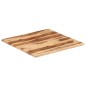 vidaXL Piano Tavolo in Legno Massello di Sheesham 25-27 mm 60x60 cm vidaXL Piano Tavolo in Legno Massello di Sheesham 25-27 mm 60x60 cm