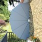 Tenda Laterale per Terrazza Pieghevole Grigio 200 cm Tenda Laterale per Terrazza Pieghevole Grigio 200 cm