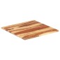 vidaXL Piano Tavolo in Legno Massello di Sheesham 25-27 mm 60x60 cm vidaXL Piano Tavolo in Legno Massello di Sheesham 25-27 mm 60x60 cm