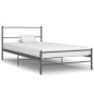 vidaXL Giroletto Grigio in Metallo 100x200 cm vidaXL Giroletto Grigio in Metallo 100x200 cm