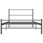 vidaXL Giroletto Grigio in Metallo 100x200 cm vidaXL Giroletto Grigio in Metallo 100x200 cm