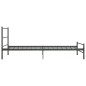 vidaXL Giroletto Grigio in Metallo 100x200 cm vidaXL Giroletto Grigio in Metallo 100x200 cm