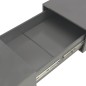 vidaXL Tavolino da Caffè Lucido Grigio 120x60x35 cm vidaXL Tavolino da Caffè Lucido Grigio 120x60x35 cm