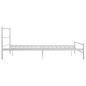 vidaXL Giroletto Bianco in Metallo 120x200 cm vidaXL Giroletto Bianco in Metallo 120x200 cm