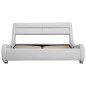 vidaXL Giroletto con LED Bianco in Similpelle 140x200 cm vidaXL Giroletto con LED Bianco in Similpelle 140x200 cm
