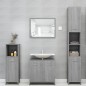 Armadietto Bagno Grigio Sonoma 30x30x95 cm in Legno Multistrato Armadietto Bagno Grigio Sonoma 30x30x95 cm in Legno Multistrato