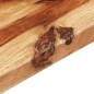 vidaXL Piano Tavolo in Legno Massello di Sheesham 25-27 mm 60x70 cm