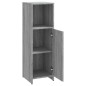 Armadietto Bagno Grigio Sonoma 30x30x95 cm in Legno Multistrato Armadietto Bagno Grigio Sonoma 30x30x95 cm in Legno Multistrato