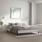 Testiera Letto Bianco Lucido 240x1,5x80cm Legno Ingegnerizzato Testiera Letto Bianco Lucido 240x1,5x80cm Legno Ingegnerizzato