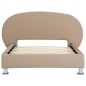 vidaXL Giroletto Cappuccino in Similpelle 100x200 cm vidaXL Giroletto Cappuccino in Similpelle 100x200 cm