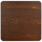 vidaXL Tavolo da Bistrò Marrone Scuro 80x80 cm in MDF
