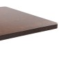 vidaXL Tavolo da Bistrò Marrone Scuro 80x80 cm in MDF