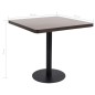vidaXL Tavolo da Bistrò Marrone Scuro 80x80 cm in MDF