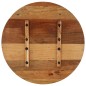 vidaXL Piano Tavolo Rotondo 70 cm 15-16 mm in Legno di Recupero