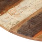 vidaXL Piano Tavolo Rotondo 70 cm 15-16 mm in Legno di Recupero
