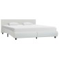 vidaXL Giroletto Bianco in Similpelle 160x200 cm vidaXL Giroletto Bianco in Similpelle 160x200 cm