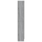 vidaXL Mobile Vetrina Grigio Sonoma 82,5x30,5x185,5 Legno Multistrato vidaXL Mobile Vetrina Grigio Sonoma 82,5x30,5x185,5 Legno Multistrato