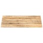 vidaXL Piano Tavolo in Legno Massello di Mango 25-27 mm 90x60 cm vidaXL Piano Tavolo in Legno Massello di Mango 25-27 mm 90x60 cm