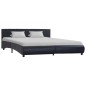 vidaXL Giroletto Nero in Similpelle 160x200 cm vidaXL Giroletto Nero in Similpelle 160x200 cm