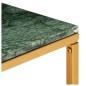 vidaXL Tavolino da Caffè Verde 60x60x35 cm Pietra Vera Testura Marmo