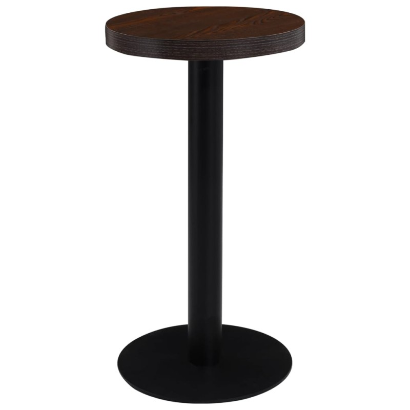 vidaXL Tavolo da Bistrot Marrone Scuro 40 cm in MDF vidaXL Tavolo da Bistrot Marrone Scuro 40 cm in MDF