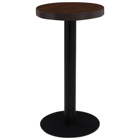vidaXL Tavolo da Bistrot Marrone Scuro 40 cm in MDF