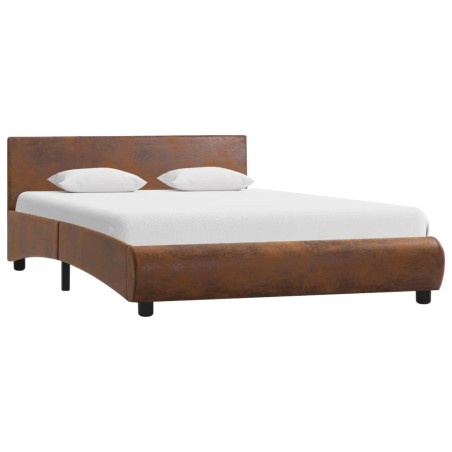 vidaXL Giroletto Marrone in Similpelle 120x200 cm