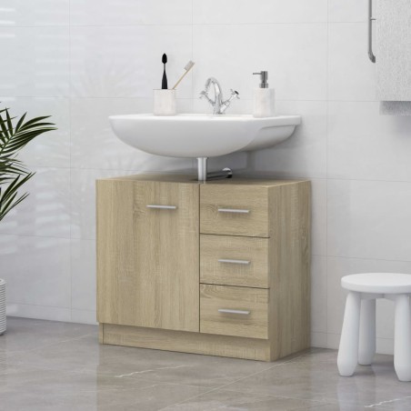 Mobile Sottolavabo Rovere Sonoma 63x30x54 cm in Truciolato
