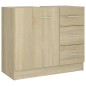 Mobile Sottolavabo Rovere Sonoma 63x30x54 cm in Truciolato Mobile Sottolavabo Rovere Sonoma 63x30x54 cm in Truciolato