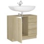 Mobile Sottolavabo Rovere Sonoma 63x30x54 cm in Truciolato Mobile Sottolavabo Rovere Sonoma 63x30x54 cm in Truciolato