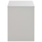 vidaXL Tavolo da Trucco con Specchio e Sgabello Grigio 104x45x131 cm