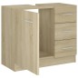 Mobile Sottolavabo Rovere Sonoma 63x30x54 cm in Truciolato Mobile Sottolavabo Rovere Sonoma 63x30x54 cm in Truciolato