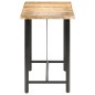 vidaXL Tavolo da Bar 150x70x107 cm in Legno Ruvido di Mango