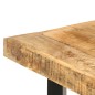 vidaXL Tavolo da Bar 150x70x107 cm in Legno Ruvido di Mango