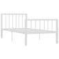 vidaXL Giroletto Bianco in Metallo 100x200 cm