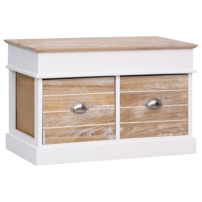 vidaXL Panca da Ingresso 70x35x45 cm in Legno di Paulownia vidaXL Panca da Ingresso 70x35x45 cm in Legno di Paulownia