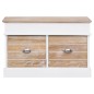 vidaXL Panca da Ingresso 70x35x45 cm in Legno di Paulownia vidaXL Panca da Ingresso 70x35x45 cm in Legno di Paulownia