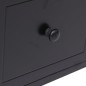 vidaXL Armadietto con 6 Cassetti Nero 60x30x75cm Legno di Paulownia vidaXL Armadietto con 6 Cassetti Nero 60x30x75cm Legno di Paulownia
