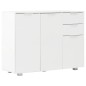 vidaXL Credenza Bianco Lucido 107x35x80,5 cm vidaXL Credenza Bianco Lucido 107x35x80,5 cm