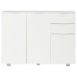 vidaXL Credenza Bianco Lucido 107x35x80,5 cm vidaXL Credenza Bianco Lucido 107x35x80,5 cm