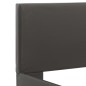 vidaXL Giroletto con LED Grigio in Similpelle 90x200 cm vidaXL Giroletto con LED Grigio in Similpelle 90x200 cm