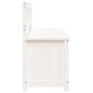 Panca Bianca 110x41x76,5 cm in Legno Massello di Pino Panca Bianca 110x41x76,5 cm in Legno Massello di Pino