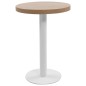 vidaXL Tavolo da Bistrot Marrone Chiaro 60 cm in MDF vidaXL Tavolo da Bistrot Marrone Chiaro 60 cm in MDF