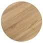 vidaXL Tavolo da Bistrot Marrone Chiaro 60 cm in MDF vidaXL Tavolo da Bistrot Marrone Chiaro 60 cm in MDF