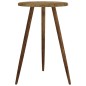 vidaXL Tavolo da Bistrot Marrone Scuro Ø50x76 cm in MDF e Ferro vidaXL Tavolo da Bistrot Marrone Scuro Ø50x76 cm in MDF e Ferro