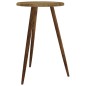 vidaXL Tavolo da Bistrot Marrone Scuro Ø50x76 cm in MDF e Ferro vidaXL Tavolo da Bistrot Marrone Scuro Ø50x76 cm in MDF e Ferro