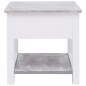 vidaXL Tavolino Laterale Grigio 40x40x40 cm in Legno di Paulownia vidaXL Tavolino Laterale Grigio 40x40x40 cm in Legno di Paulownia