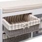vidaXL Panca da Ingresso 70x33,5x45 cm in Legno di Paulownia