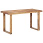 vidaXL Tavolo da Pranzo 140x70x76 cm in Legno Massello di Sheesham vidaXL Tavolo da Pranzo 140x70x76 cm in Legno Massello di Sheesham